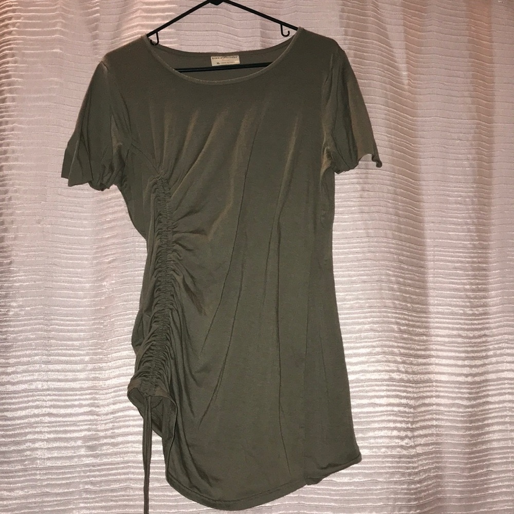 Olive green dress